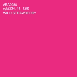 #EA2980 - Wild Strawberry Color Image