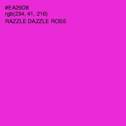 #EA29D8 - Razzle Dazzle Rose Color Image