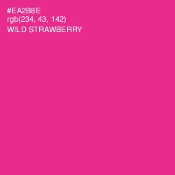 #EA2B8E - Wild Strawberry Color Image