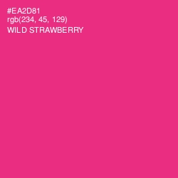 #EA2D81 - Wild Strawberry Color Image