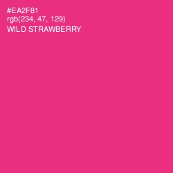 #EA2F81 - Wild Strawberry Color Image