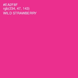 #EA2F8F - Wild Strawberry Color Image