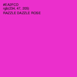 #EA2FCD - Razzle Dazzle Rose Color Image