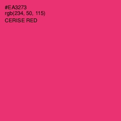 #EA3273 - Cerise Red Color Image