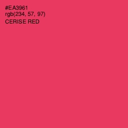 #EA3961 - Cerise Red Color Image