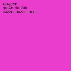 #EA3CCD - Razzle Dazzle Rose Color Image