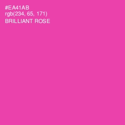 #EA41AB - Brilliant Rose Color Image