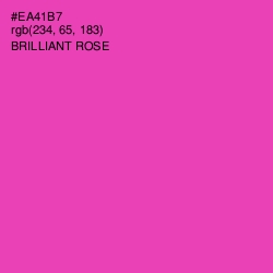 #EA41B7 - Brilliant Rose Color Image