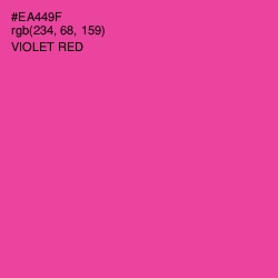 #EA449F - Violet Red Color Image