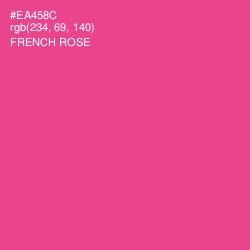 #EA458C - French Rose Color Image