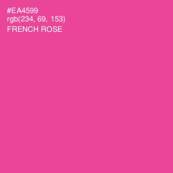 #EA4599 - French Rose Color Image