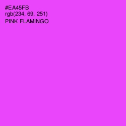 #EA45FB - Pink Flamingo Color Image