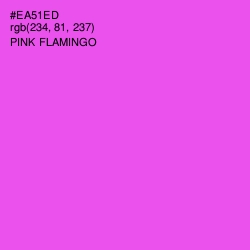 #EA51ED - Pink Flamingo Color Image