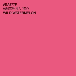 #EA577F - Wild Watermelon Color Image