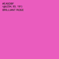 #EA5DBF - Brilliant Rose Color Image