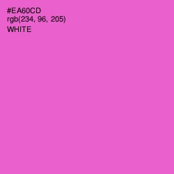 #EA60CD - Orchid Color Image