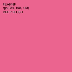 #EA648F - Deep Blush Color Image