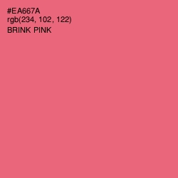 #EA667A - Brink Pink Color Image