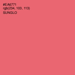 #EA6771 - Sunglo Color Image