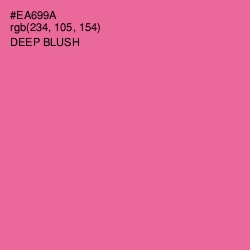 #EA699A - Deep Blush Color Image