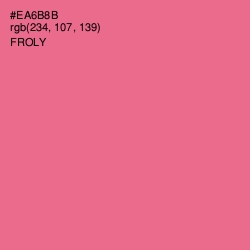 #EA6B8B - Froly Color Image