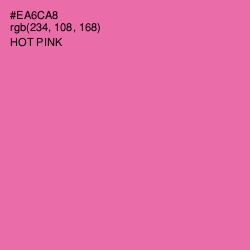 #EA6CA8 - Hot Pink Color Image