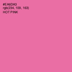 #EA6DA3 - Hot Pink Color Image
