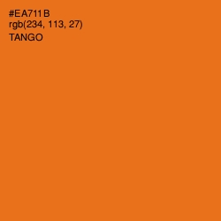 #EA711B - Tango Color Image