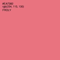 #EA7382 - Froly Color Image