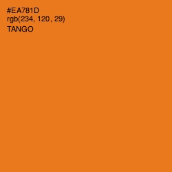 #EA781D - Tango Color Image