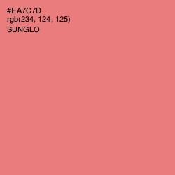 #EA7C7D - Sunglo Color Image
