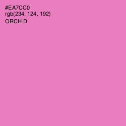 #EA7CC0 - Orchid Color Image