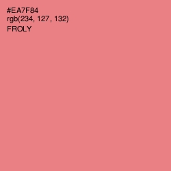 #EA7F84 - Froly Color Image