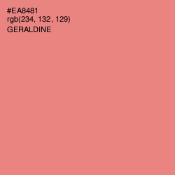 #EA8481 - Geraldine Color Image