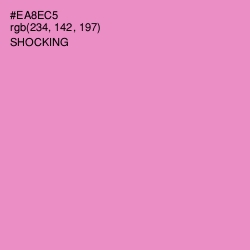 #EA8EC5 - Shocking Color Image
