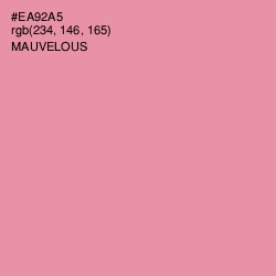 #EA92A5 - Mauvelous Color Image