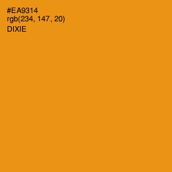 #EA9314 - Dixie Color Image