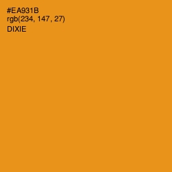 #EA931B - Dixie Color Image