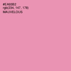 #EA93B2 - Mauvelous Color Image