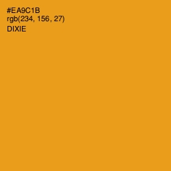 #EA9C1B - Dixie Color Image