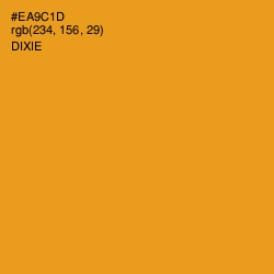 #EA9C1D - Dixie Color Image