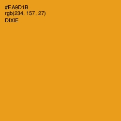 #EA9D1B - Dixie Color Image