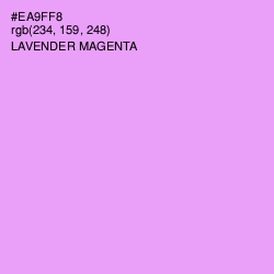 #EA9FF8 - Lavender Magenta Color Image