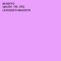 #EA9FFD - Lavender Magenta Color Image