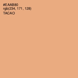 #EAAB80 - Tacao Color Image