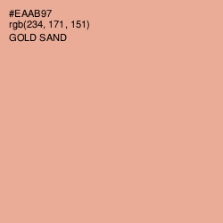 #EAAB97 - Gold Sand Color Image
