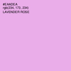 #EAADEA - Lavender Rose Color Image
