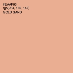 #EAAF93 - Gold Sand Color Image