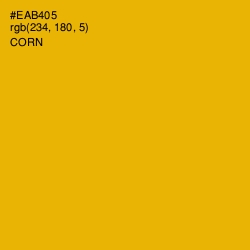 #EAB405 - Corn Color Image