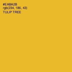 #EABA2B - Tulip Tree Color Image